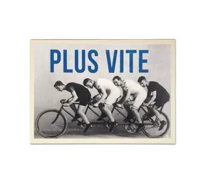 Carte Kencre Carte kencre - zeefdruk print M (A5) - plus vite