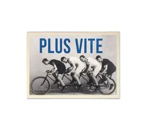 Carte Kencre Carte kencre - zeefdruk print M (A5) - plus vite Carte Kencre Carte kencre - zeefdruk print M (A5) - plus vite