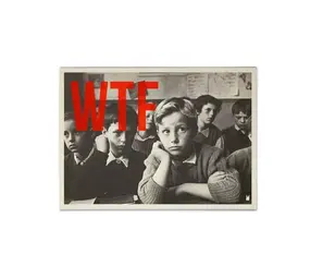 Carte Kencre Carte kencre - zeefdruk print M (A5) - wtf Carte Kencre Carte kencre - zeefdruk print M (A5) - wtf