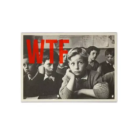 Carte Kencre Carte kencre - zeefdruk print M (A5) - wtf Carte Kencre Carte kencre - zeefdruk print M (A5) - wtf