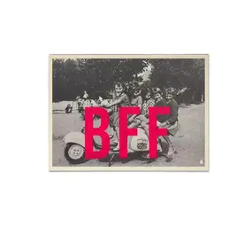 Carte Kencre Carte kencre - zeefdruk print M (A5) - bff Carte Kencre Carte kencre - zeefdruk print M (A5) - bff