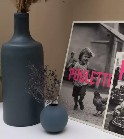 Carte Kencre Carte kencre - zeefdruk print M (A5) - poulette Carte Kencre Carte kencre - zeefdruk print M (A5) - poulette