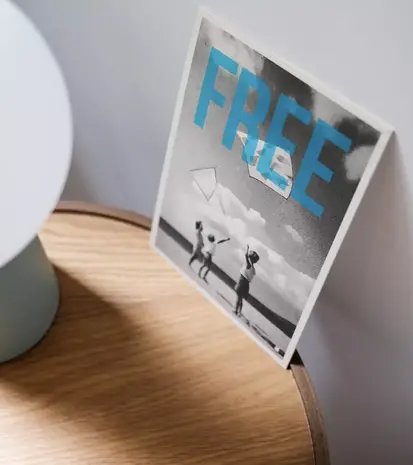Carte Kencre Carte kencre - zeefdruk print M (A5) - free Carte Kencre Carte kencre - zeefdruk print M (A5) - free