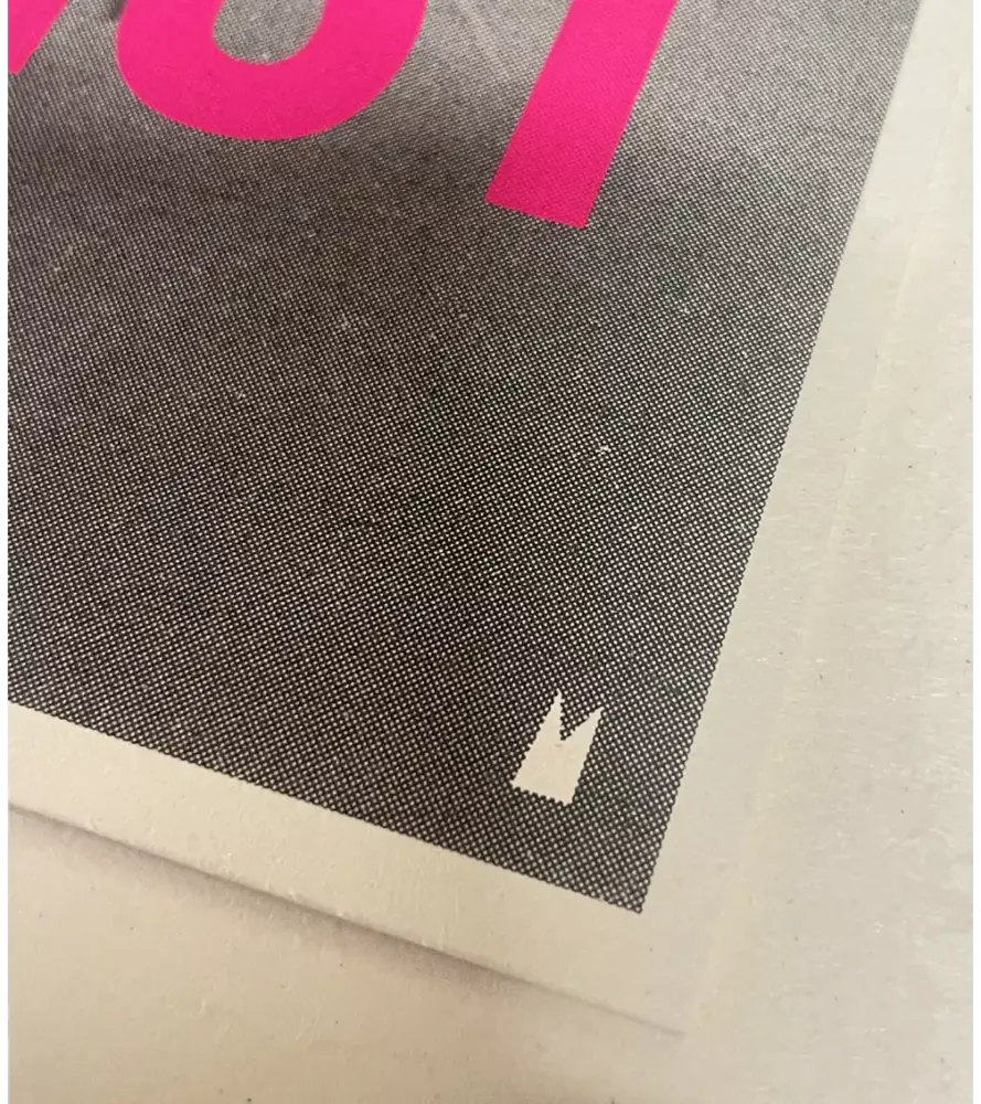 Carte Kencre Carte kencre - zeefdruk print M (A5) - twist