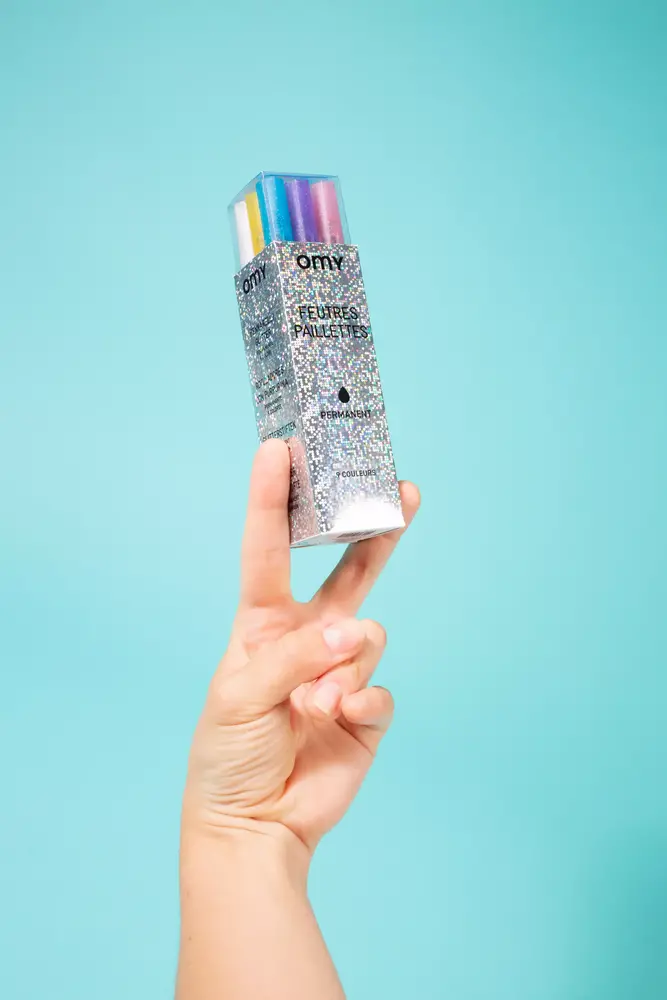 Omy Omy - stiften - glitter (set van 9) Omy Omy - stiften - glitter (set van 9)