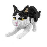 Balody Balody - bouwpakket - zwart witte kat (1390 stukjes)