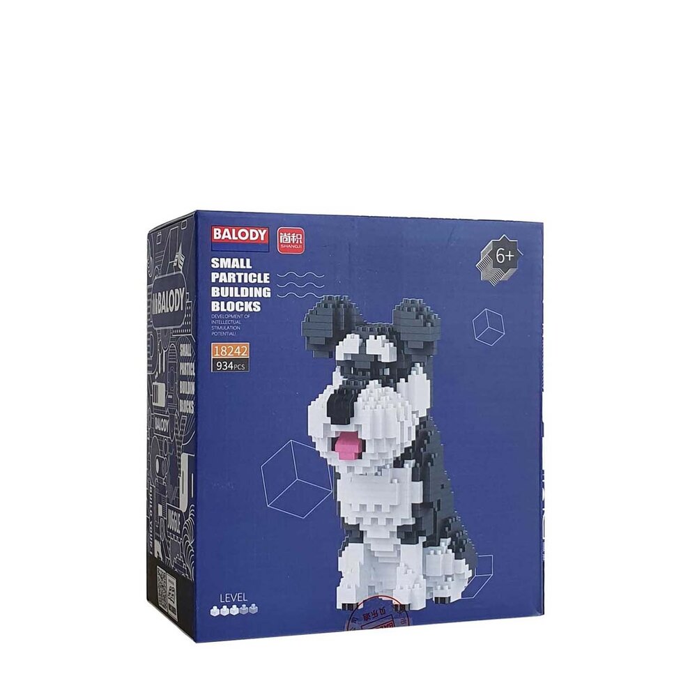 Balody Balody - bouwpakket - schnauzer (934 stukjes) Balody Balody - bouwpakket - schnauzer (934 stukjes)