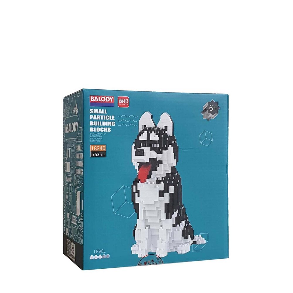 Balody Balody - bouwpakket - husky (753 stukjes) Balody Balody - bouwpakket - husky (753 stukjes)