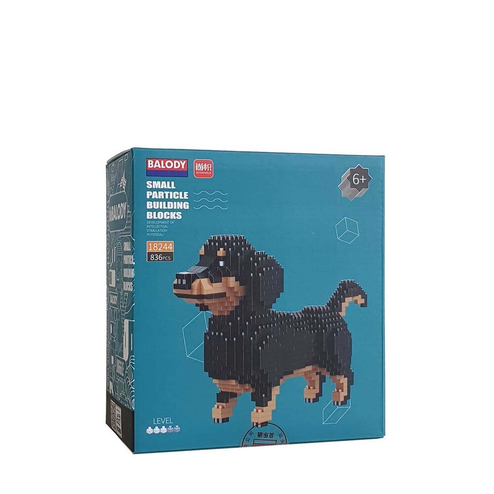 Balody Balody - bouwpakket - teckel (836 stukjes) Balody Balody - bouwpakket - teckel (836 stukjes)