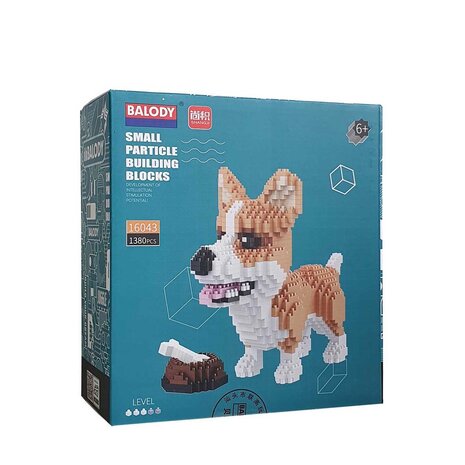 Balody Balody - bouwpakket - corgi (1380 stukjes) Balody Balody - bouwpakket - corgi (1380 stukjes)