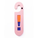 Puki wuki Puki wuki - deurhanger ?/! - roze groen Puki wuki Puki wuki - deurhanger ?/! - roze groen