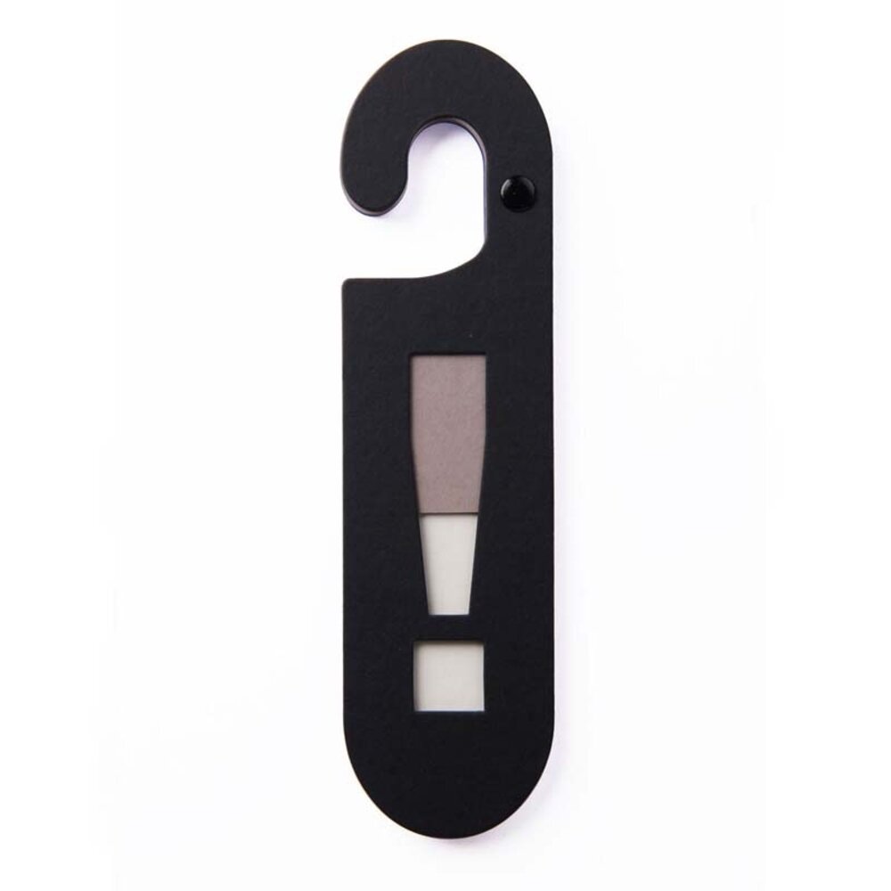 Puki wuki Puki wuki - deurhanger ?/! - zwart blauw Puki wuki Puki wuki - deurhanger ?/! - zwart blauw