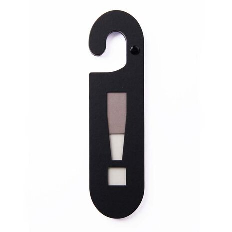 Puki wuki Puki wuki - deurhanger ?/! - zwart blauw Puki wuki Puki wuki - deurhanger ?/! - zwart blauw