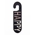 Puki wuki - deurhanger happy/sad - zwart/blauw Puki wuki - deurhanger happy/sad - zwart/blauw