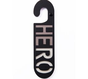 Puki wuki Puki wuki - deurhanger hero/zero - zwart/blauw