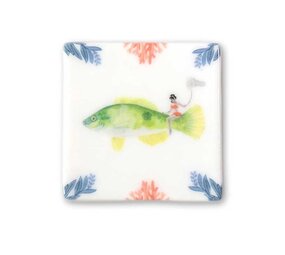 Storytiles Storytiles - tegel magneet - collecting treasures (6x6 cm)