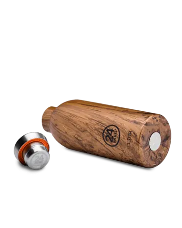 24 Bottles 24 bottles - clima  isoleerfles - sequoia wood (500 ml)