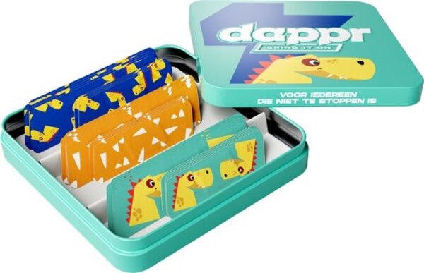 Dappr Dappr - pleisters in blikje - dino Dappr Dappr - pleisters in blikje - dino