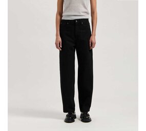 MUD Jeans Mud jeans - brooke high barrel - nero nero MUD Jeans Mud jeans - brooke high barrel - nero nero