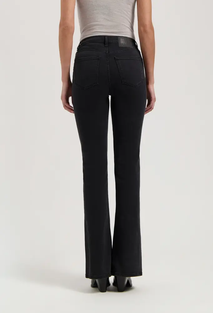 MUD Jeans Mud jeans - isy high flared - stone black MUD Jeans Mud jeans - isy high flared - stone black
