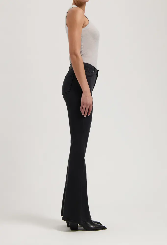 MUD Jeans Mud jeans - isy high flared - stone black MUD Jeans Mud jeans - isy high flared - stone black