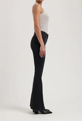 MUD Jeans Mud jeans - isy high flared - stone black MUD Jeans Mud jeans - isy high flared - stone black