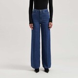 MUD Jeans Mud jeans - sara high loose flow - stone indigo MUD Jeans Mud jeans - sara high loose flow - stone indigo