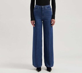 MUD Jeans Mud jeans - sara high loose flow - stone indigo