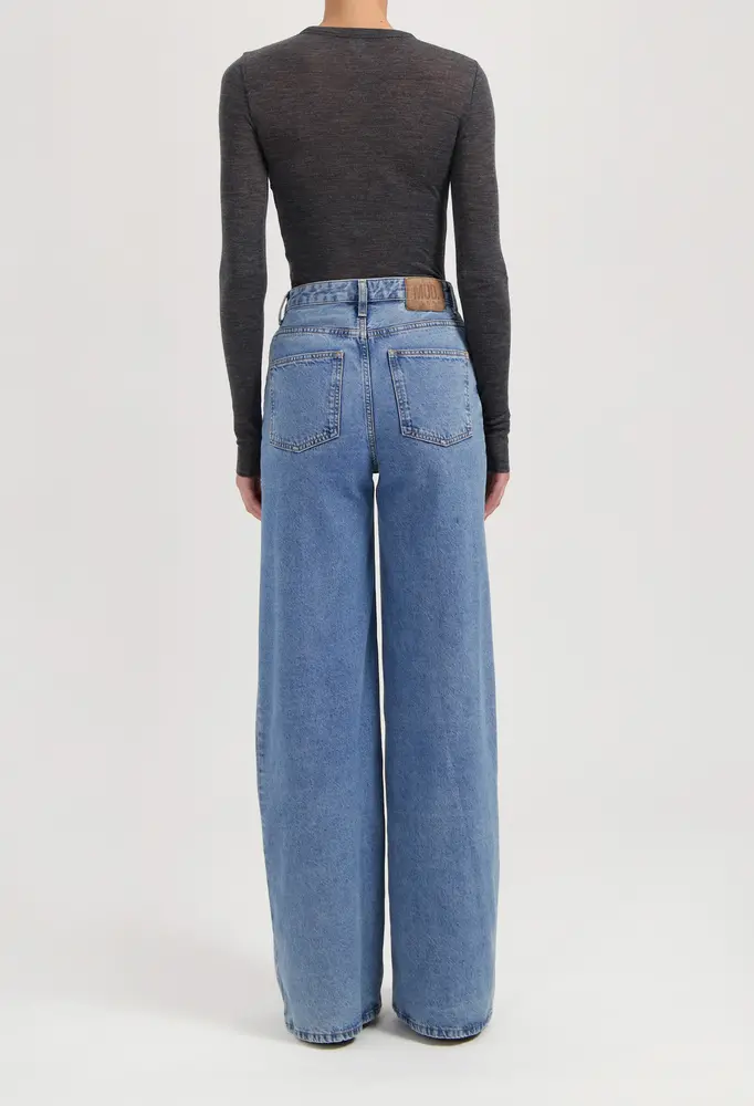 MUD Jeans Mud jeans - sara high loose - stone vintage MUD Jeans Mud jeans - sara high loose - stone vintage