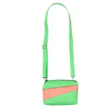 Susan Bijl Susan Bijl - the new bum bag small - greenscreen & coral