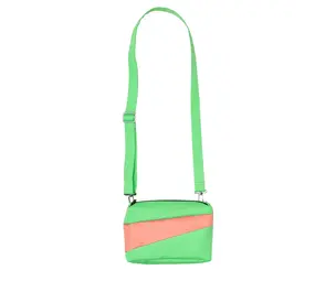 Susan Bijl Susan Bijl - the new bum bag small - greenscreen & coral Susan Bijl Susan Bijl - the new bum bag small - greenscreen & coral
