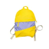 Susan Bijl Susan Bijl - the new foldable backpack medium - tv yellow & treble Susan Bijl Susan Bijl - the new foldable backpack medium - tv yellow & treble