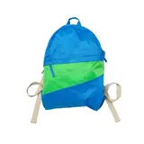 Susan Bijl Susan Bijl - the new foldable backpack medium - wave & greenscreen