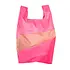 Susan Bijl - the new shopping bag large - fluo pink & try Susan Bijl - the new shopping bag large - fluo pink & try