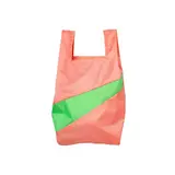 Susan Bijl Susan Bijl - the new shopping bag medium - coral & greenscreen Susan Bijl Susan Bijl - the new shopping bag medium - coral & greenscreen