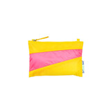 Susan Bijl Susan Bijl - the new pouch small - tv yellow & fluo pink Susan Bijl Susan Bijl - the new pouch small - tv yellow & fluo pink