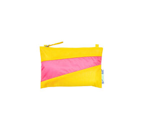 Susan Bijl Susan Bijl - the new pouch small - tv yellow & fluo pink Susan Bijl Susan Bijl - the new pouch small - tv yellow & fluo pink