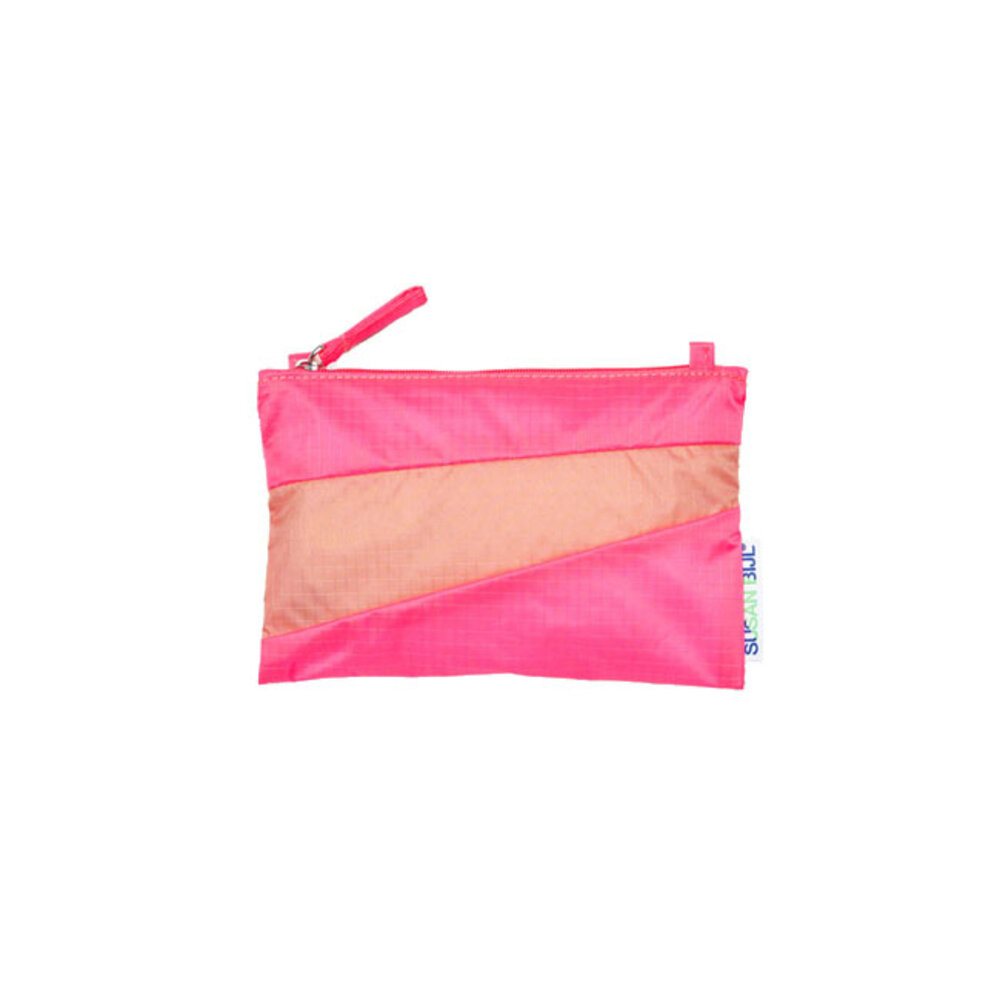 Susan Bijl Susan Bijl - the new pouch small - fluo pink & try Susan Bijl Susan Bijl - the new pouch small - fluo pink & try