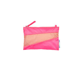 Susan Bijl Susan Bijl - the new pouch small - fluo pink & try Susan Bijl Susan Bijl - the new pouch small - fluo pink & try