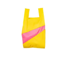 Susan Bijl Susan Bijl - the new shopping bag medium - tv yellow & fluo pink Susan Bijl Susan Bijl - the new shopping bag medium - tv yellow & fluo pink