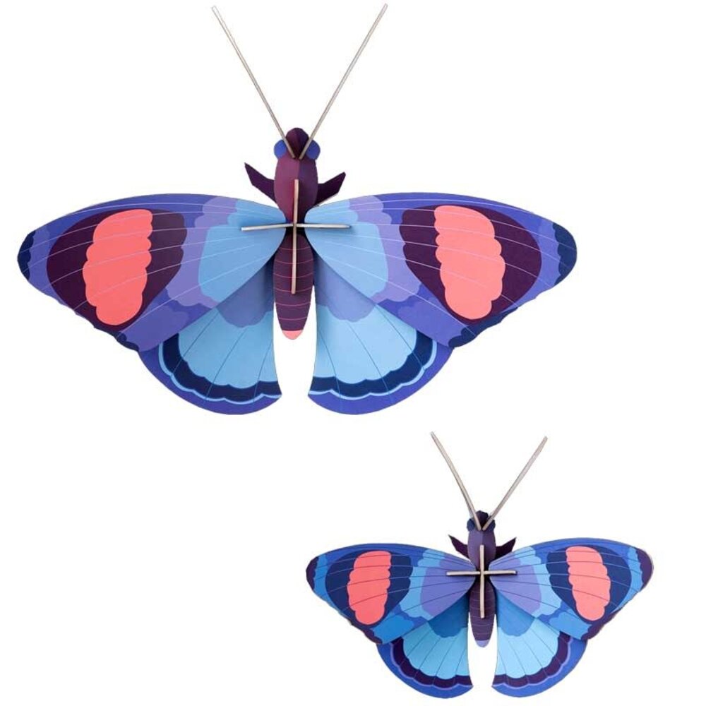 Studio Roof Studio Roof - muurdecoratie - deluxe peacock butterflies Studio Roof Studio Roof - muurdecoratie - deluxe peacock butterflies