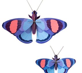 Studio Roof Studio Roof - muurdecoratie - deluxe peacock butterflies