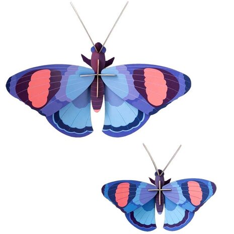 Studio Roof Studio Roof - muurdecoratie - deluxe peacock butterflies Studio Roof Studio Roof - muurdecoratie - deluxe peacock butterflies