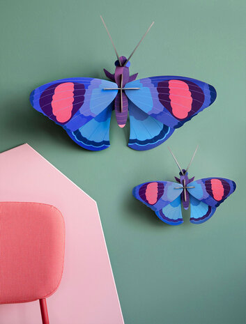Studio Roof Studio Roof - muurdecoratie - deluxe peacock butterflies Studio Roof Studio Roof - muurdecoratie - deluxe peacock butterflies