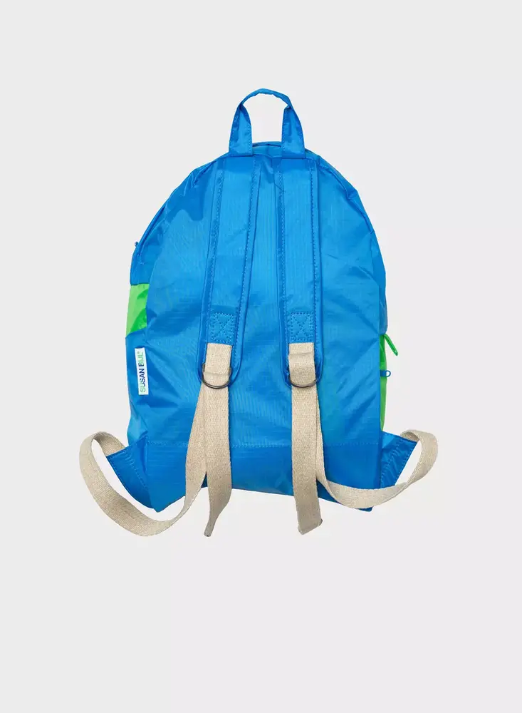 Susan Bijl Susan Bijl - the new foldable backpack medium - wave & greenscreen Susan Bijl Susan Bijl - the new foldable backpack medium - wave & greenscreen