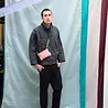 Susan Bijl Susan Bijl - the new pouch small - try & coral Susan Bijl Susan Bijl - the new pouch small - try & coral