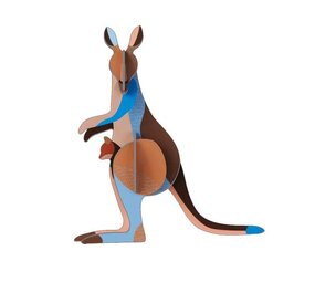 Studio Roof Studio Roof - muurdecoratie wilde dieren - kangaroo
