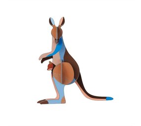 Studio Roof Studio Roof - muurdecoratie wilde dieren - kangaroo Studio Roof Studio Roof - muurdecoratie wilde dieren - kangaroo
