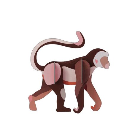 Studio Roof Studio Roof - muurdecoratie wilde dieren - monkey Studio Roof Studio Roof - muurdecoratie wilde dieren - monkey