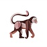 Studio Roof - muurdecoratie wilde dieren - monkey Studio Roof - muurdecoratie wilde dieren - monkey